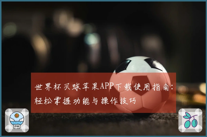 世界杯买球苹果APP下载使用指南：轻松掌握功能与操作技巧